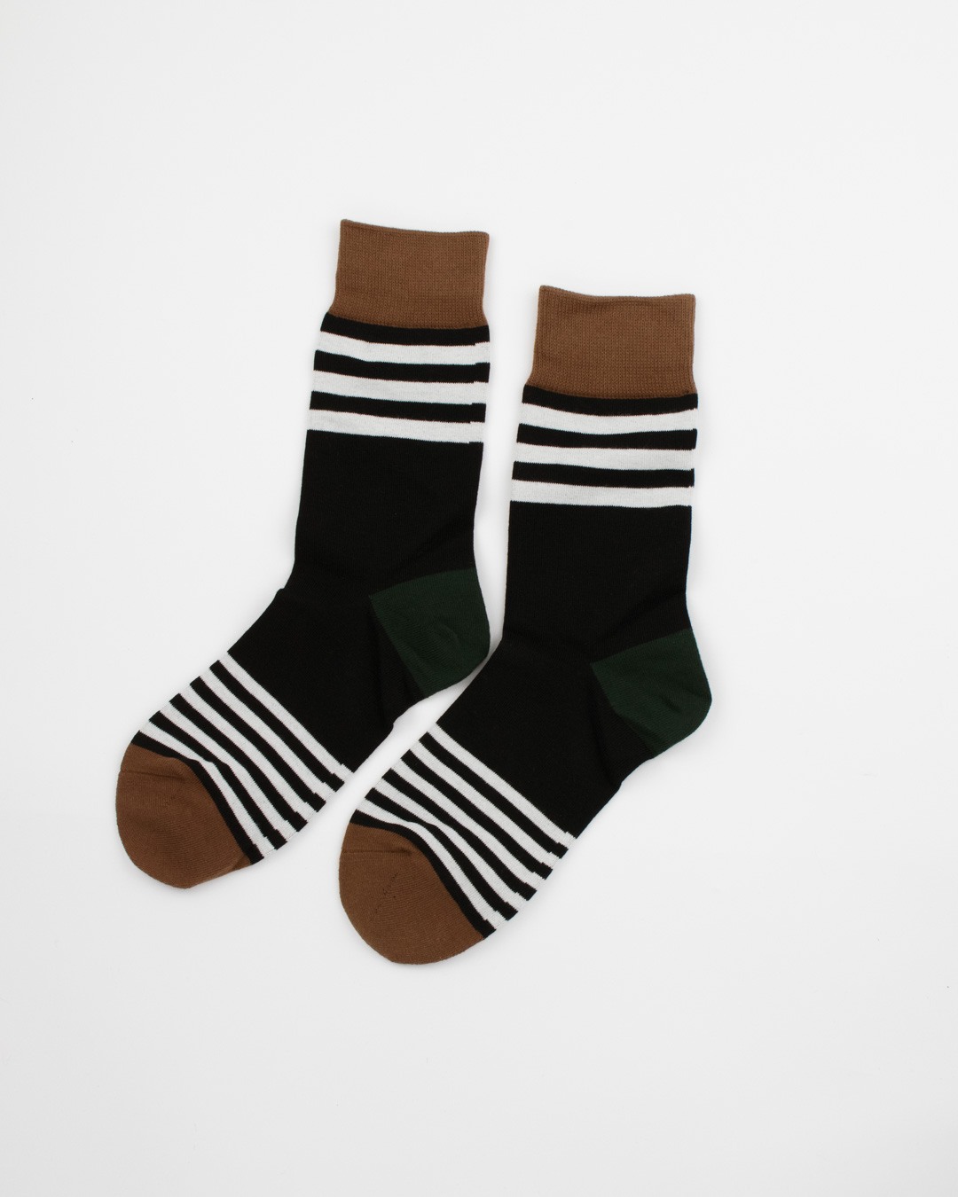 Men's White Stripe Socks - DESEQUEEN