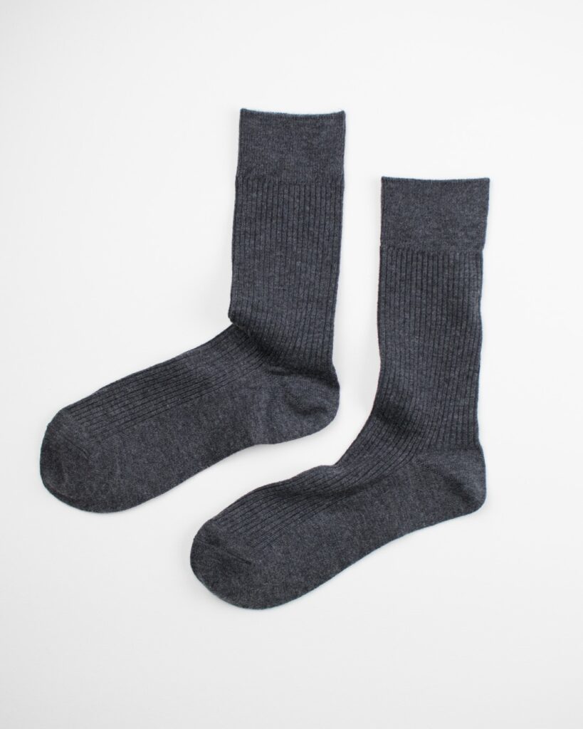 Men's Minimal Wool Crew Socks - DESEQUEEN