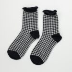 womenswoolclassichoundstoothminicrewsocks