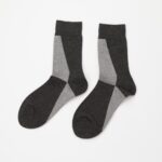 MensColorBlockSocksColorGrey