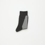 MensGreyColorBlockSocks