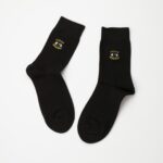 MensHelloMondayCrewSocksBlack