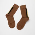 MensSolidColorSockswithColorBlock