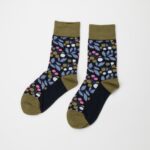 womensflowersocksmilitarygreen