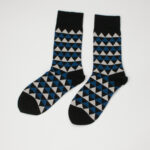 Men’s Triangle-Pattern Crew Socks